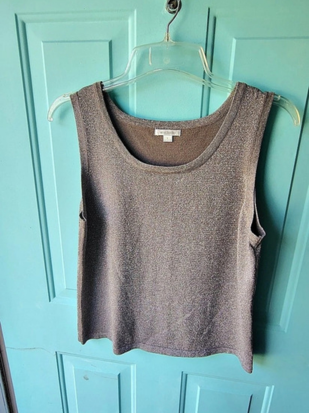 Ermanno Scervino Sleeveless Brown Tank Top Like New